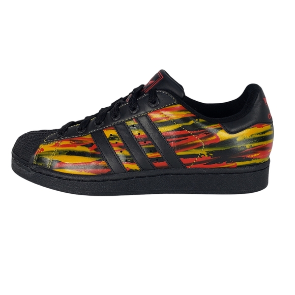 RARE 2006 ADIDAS ORIGINAL SUPERSTARS YELLOW RED AB main image 7